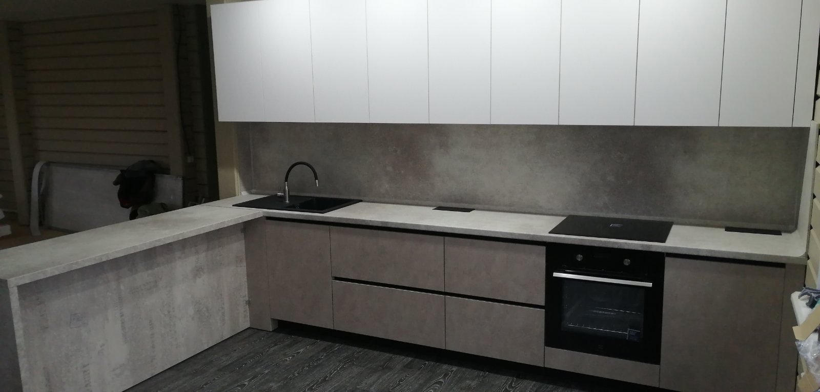 Кухня угловая фасады AGT 