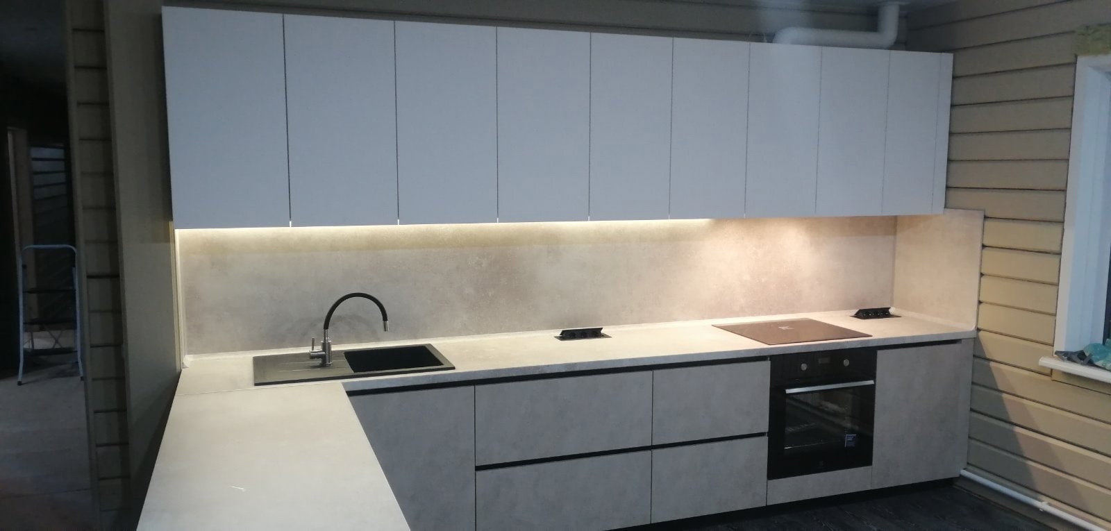 Кухня угловая фасады AGT  Кухня угловая фасады AGT  